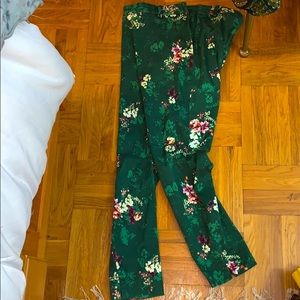Floral dress pants